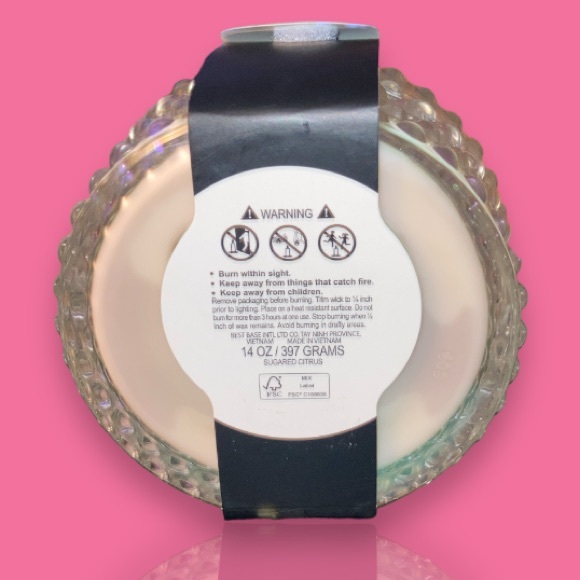 NEW ✨House of Harlow 1960 Soy Candle “Sugared Citrus” 14 Oz. - Picture 5 of 11